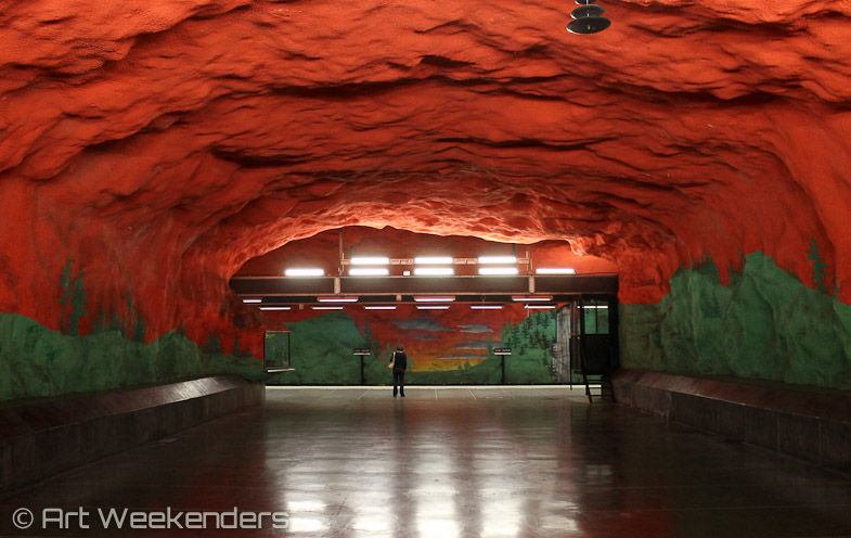 Stockholm's Metro Art Solna