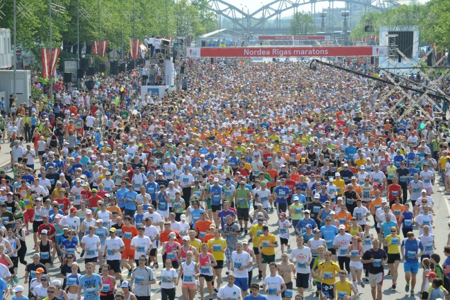 Riga Marathon with freedom Run (photo Kaspars Garda, Riga2014)