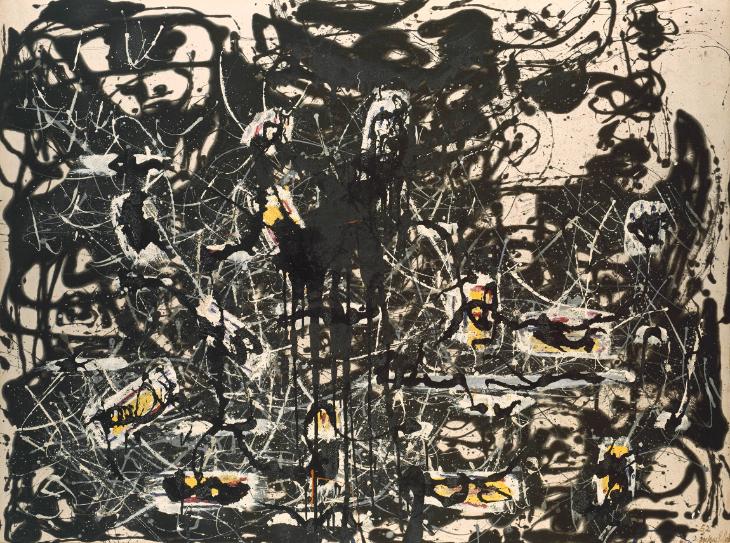 Best exhibitions in europe 2015: Yellow Islands 1952 by Jackson Pollock 1912-1956