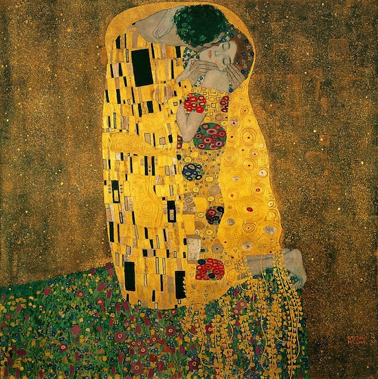 Best Exhibitions in Paris: The Kiss by Gustav Klimt, exhibition Paris