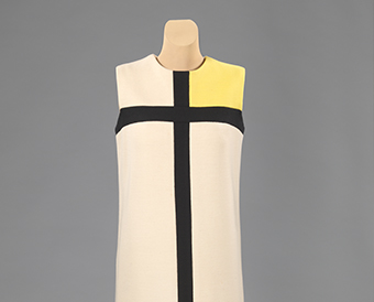 The Mondrian dress by Yves Saint Laurent.