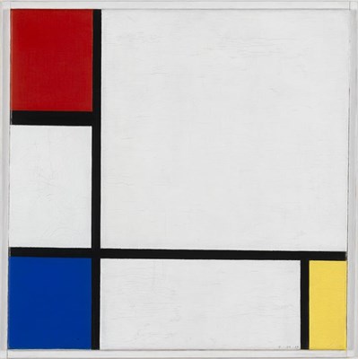 Mondriaan, composition No. IV, with Red, Blue and Yellow Stedelijk Museum Amsterdam