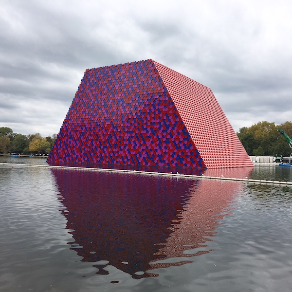 London Mastaba Serpentine Lake Hyde Park London