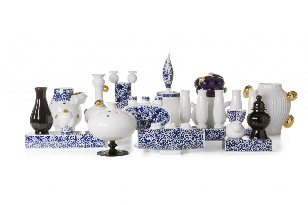 Marcel Wanders designed objects from MOOOI's Delft Blue Collection (moooi.com)